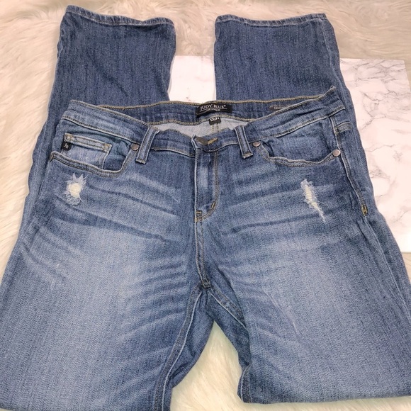 Judy Blue distressed jeans size 13/31 - Picture 6 of 10